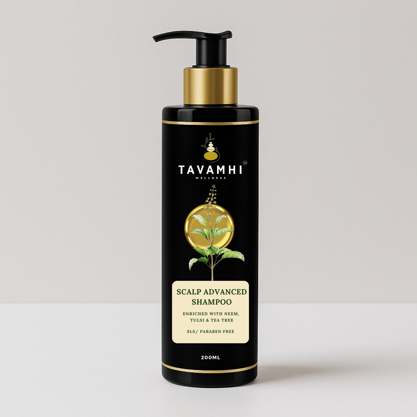Scalp Advanced Shampoo, Enriched with Neem, Tulsi & Tea Tree, 200ml