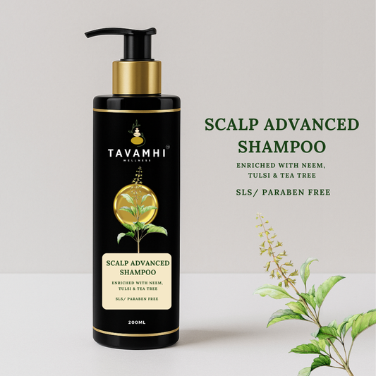 Scalp Advanced Shampoo, Enriched with Neem, Tulsi & Tea Tree, 200ml