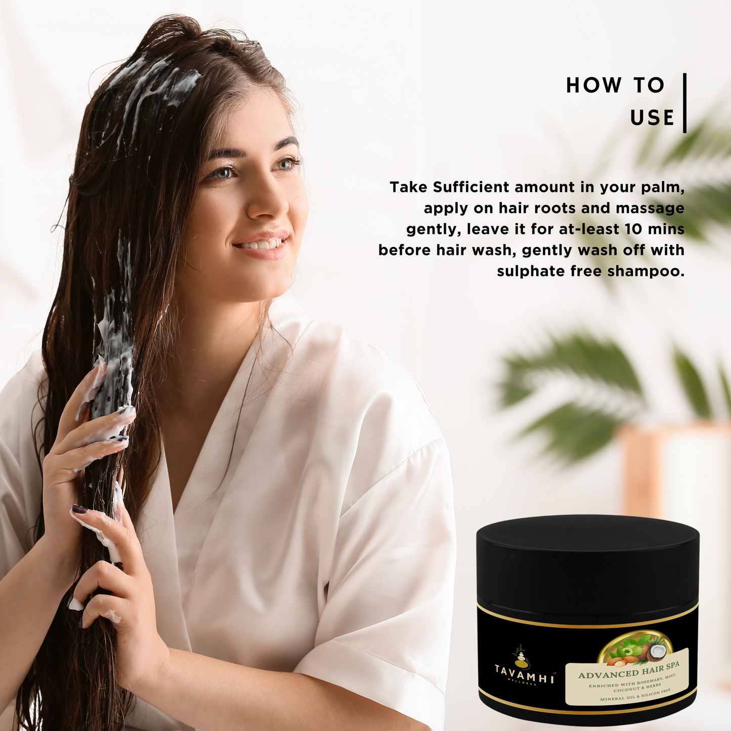 Hair Spa Mask, Enriched with Herbs and Oils For Hair Care & Nourishment - 100g