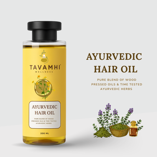 Ayurvedic Hair Oil- Pure Blend of Pure Oils & Herbs- 200ml