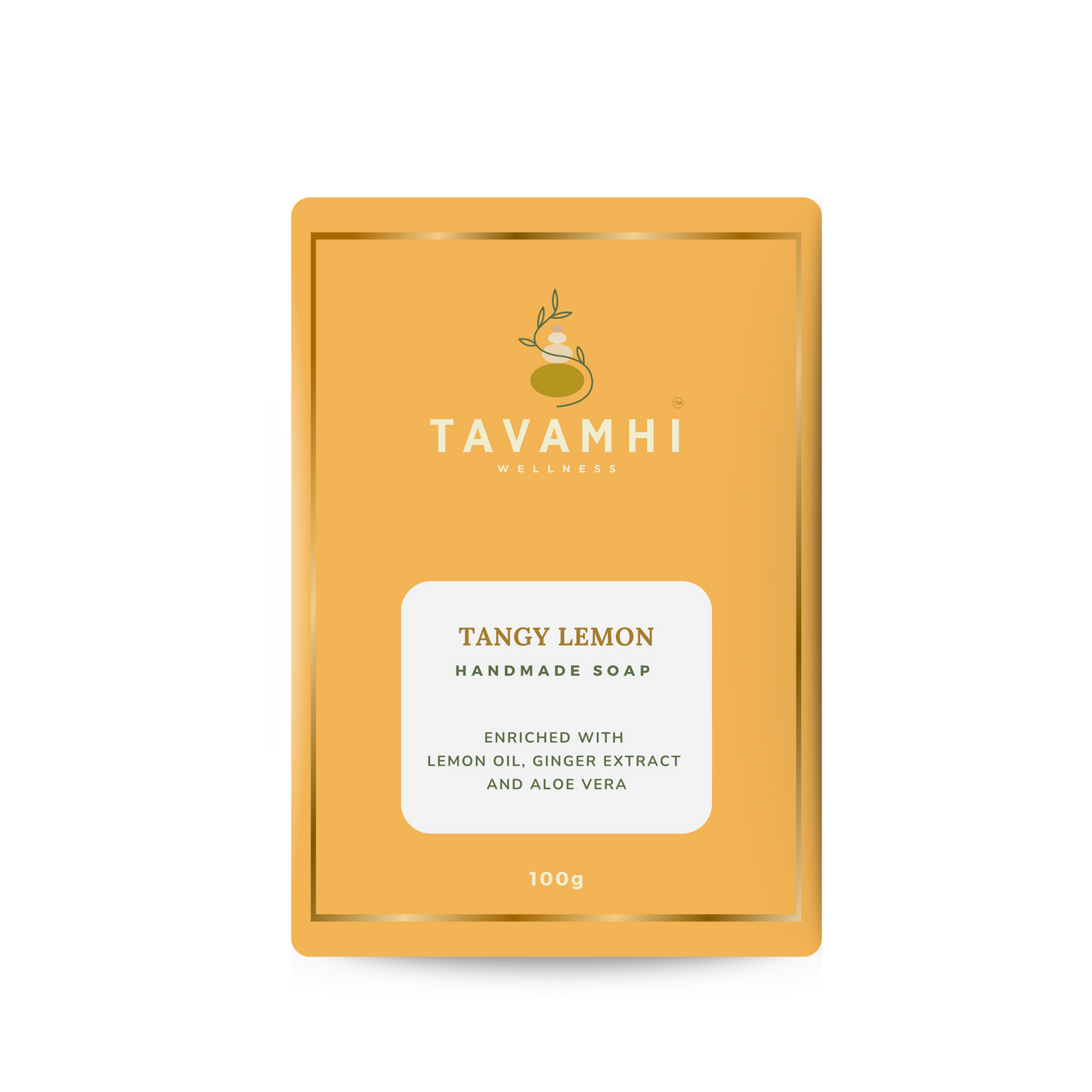 Handmade Luxury Soap Tangy Lemon,100g