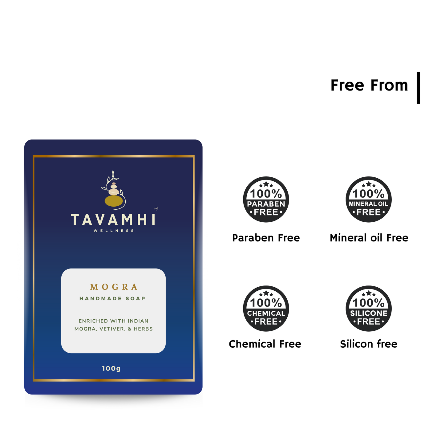 Handmade Luxury Soap Mogra, 100g