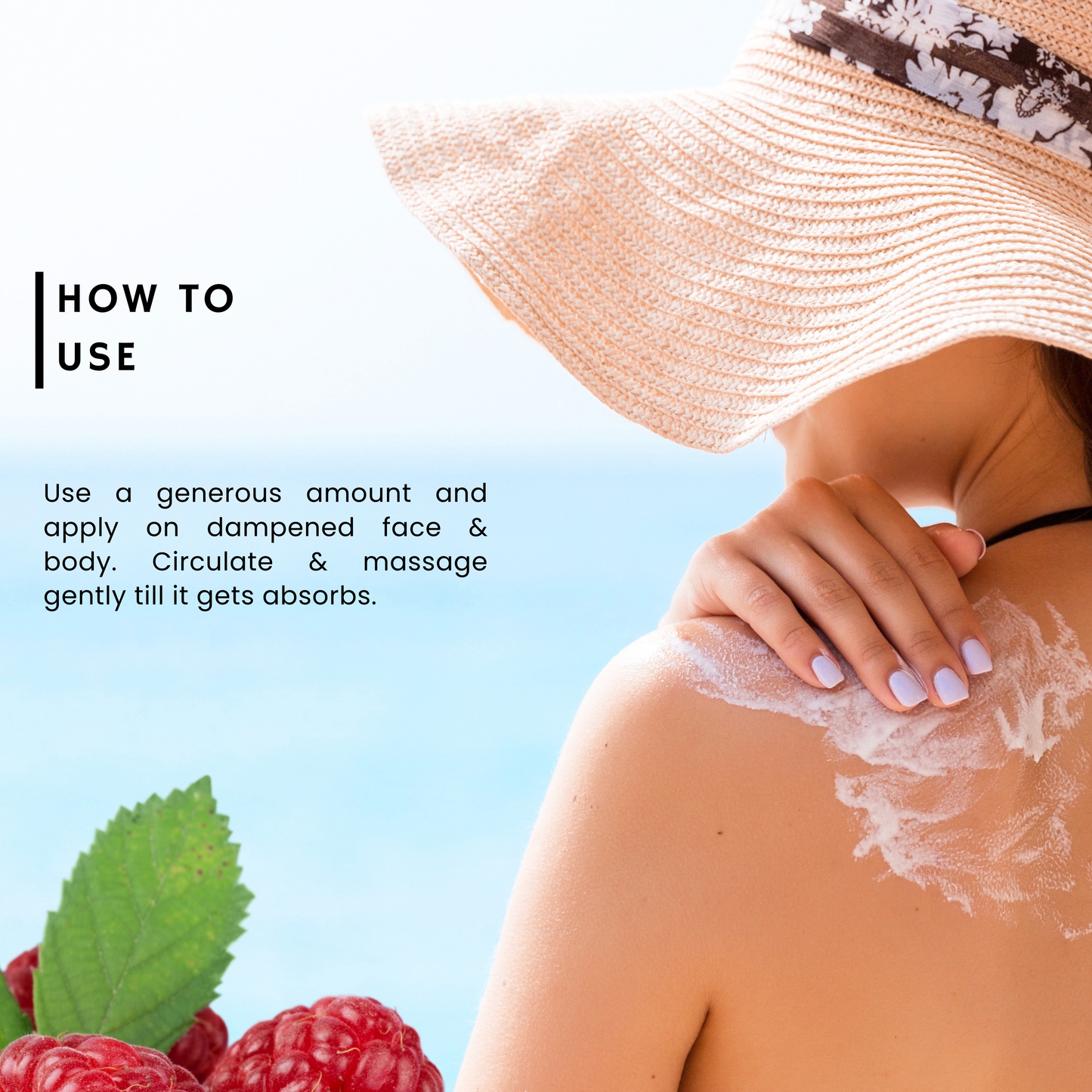 Natural Sunscreen Lotion, With Raspberry Seed Oil & Clove, SPF 30, 50g