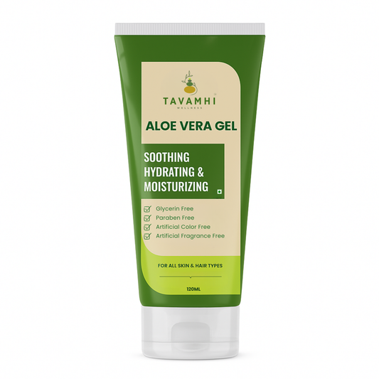 Aloe Vera Gel 120ml -Soothing & Hydrating Gel for All Skin & Hair types
