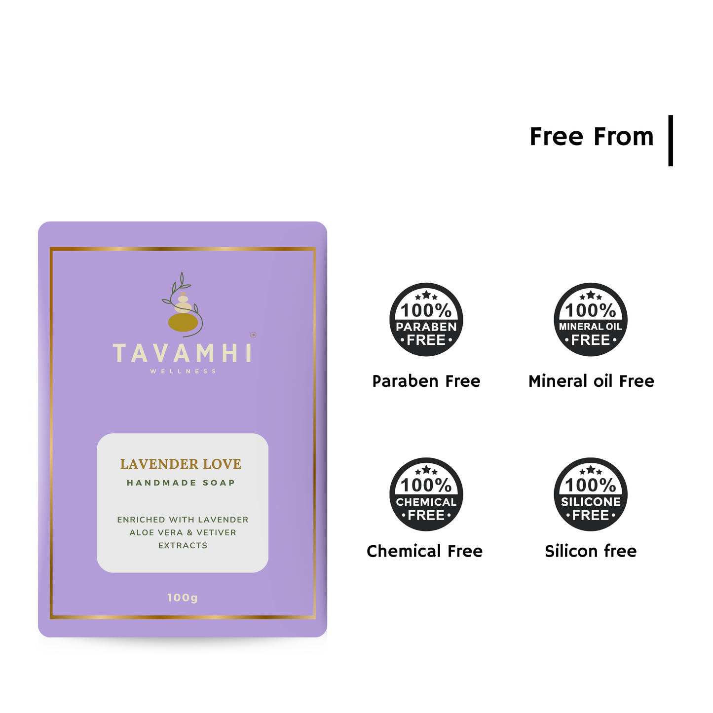 Handmade Luxury Soap Lavender, 100g