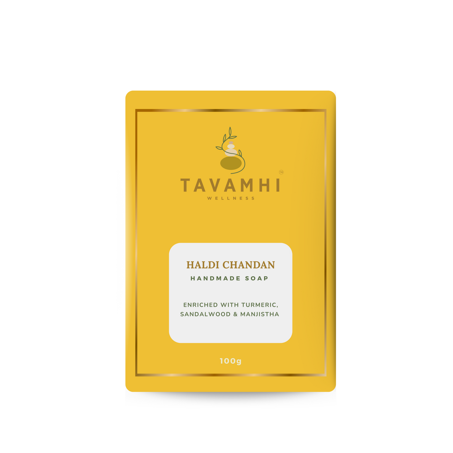 Handmade Luxury Soap- Haldi Chandan, 100g