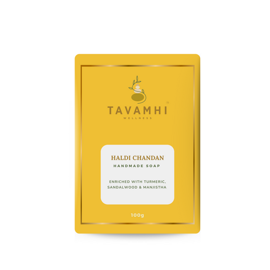 Handmade Luxury Soap- Haldi Chandan, 100g