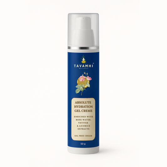 Absolute Hydration Gel Creme, Oil Free Cream, Enriched with Rose Water, Vetiver & Licorice, 50g