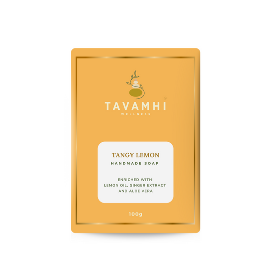 Handmade Luxury Soap Tangy Lemon,100g