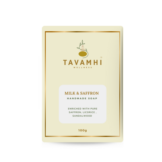 Handmade Luxury Soap Milk & Saffron, 100g