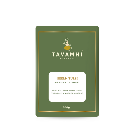Handmade Ayurvedic Soap Neem- Tulsi, 100g